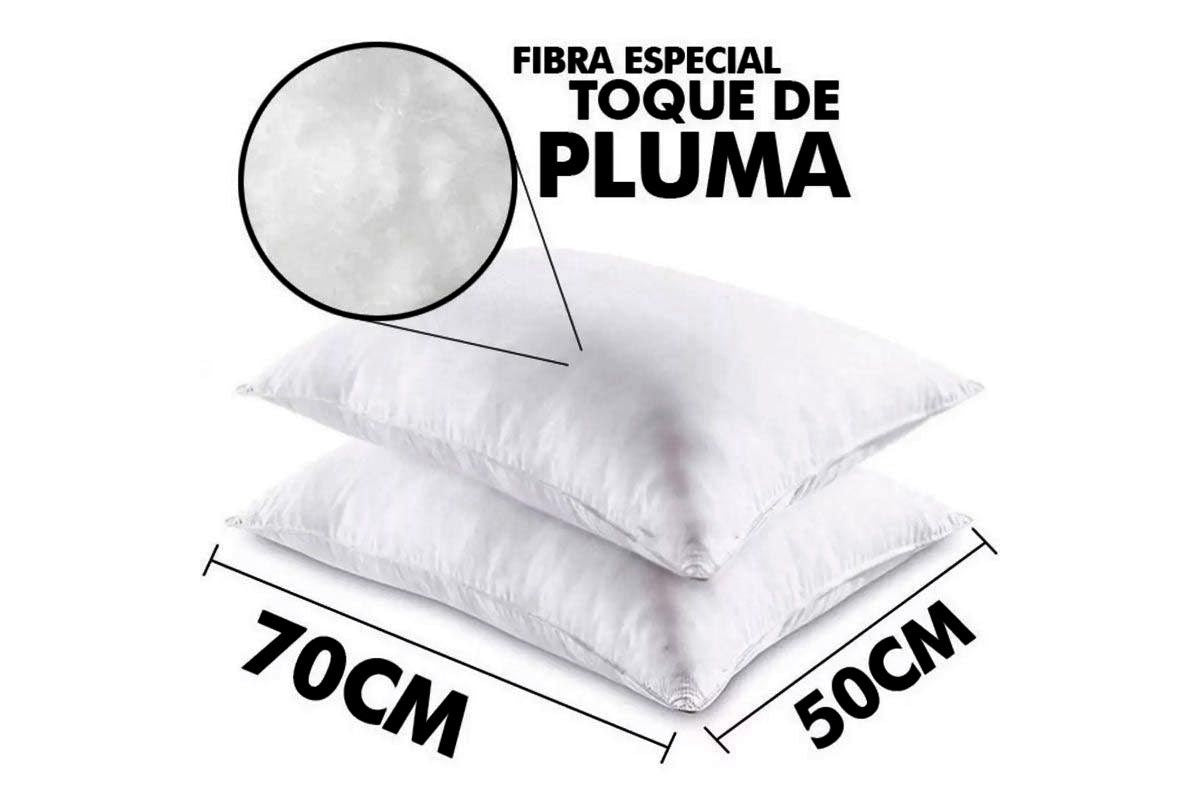 Travesseiro Ortobom Percal 200 Fios Ortobom | 70cm x 50cm | Tecido 100% Algodão