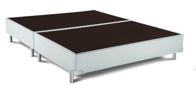 Base Sommier Corino Ortobom | Solteiro, Casal e Queen | Revestimento em Corino 100% Poliéster