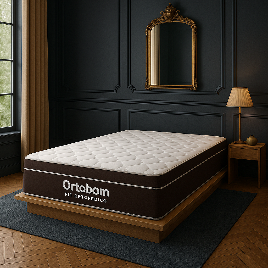 Fit Ortopédico Ortobom | Casal e Queen | Espuma Firme