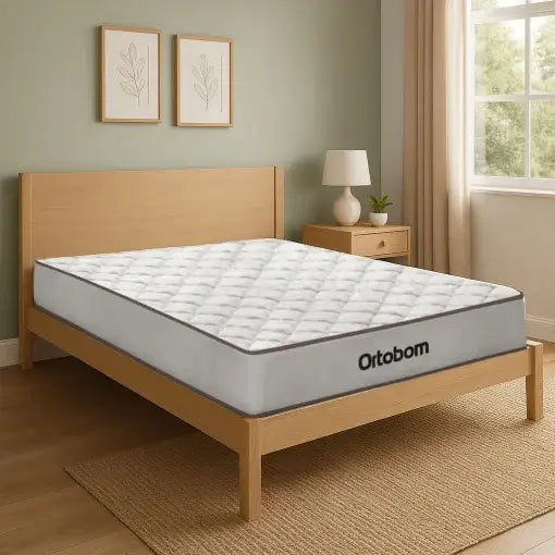 Colchão Ortobom Robust | Solteiro ou Casal | Firmeza e Maciez