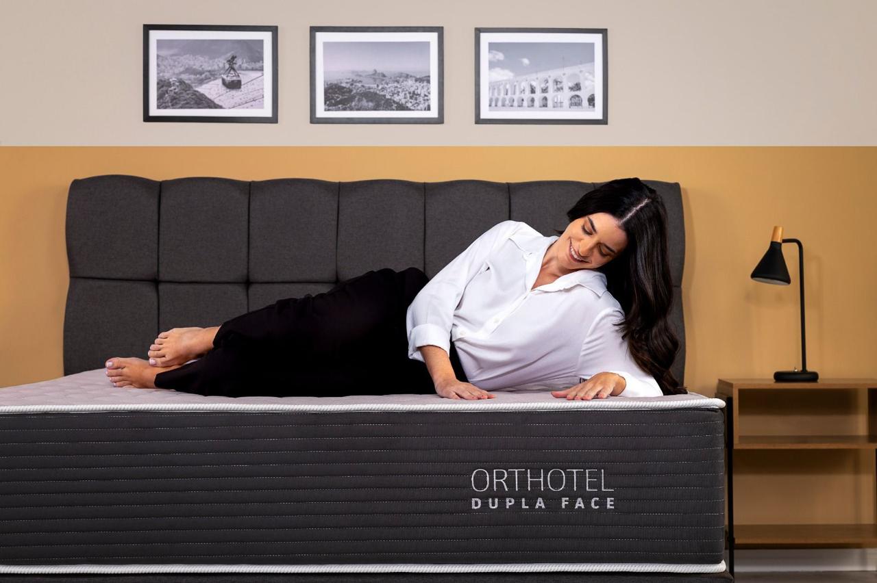 Colchão Ortobom Orthotel Dupla Face | Solteiro, Casal e Queen | Molas Ensacadas e Espuma Extra Firme