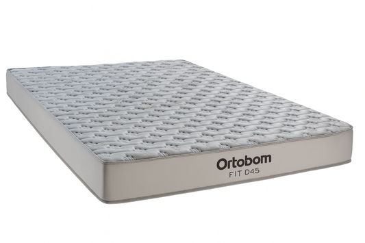 Colchão Ortobom Fit D45| Solteiro | Espuma D45 Volume e Maciez