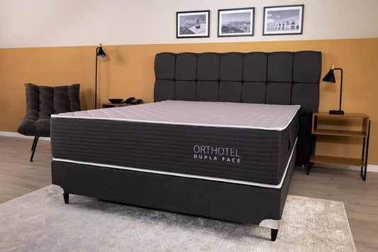 Colchão Ortobom Orthotel Dupla Face | Solteiro, Casal e Queen | Molas Ensacadas e Espuma Extra Firme